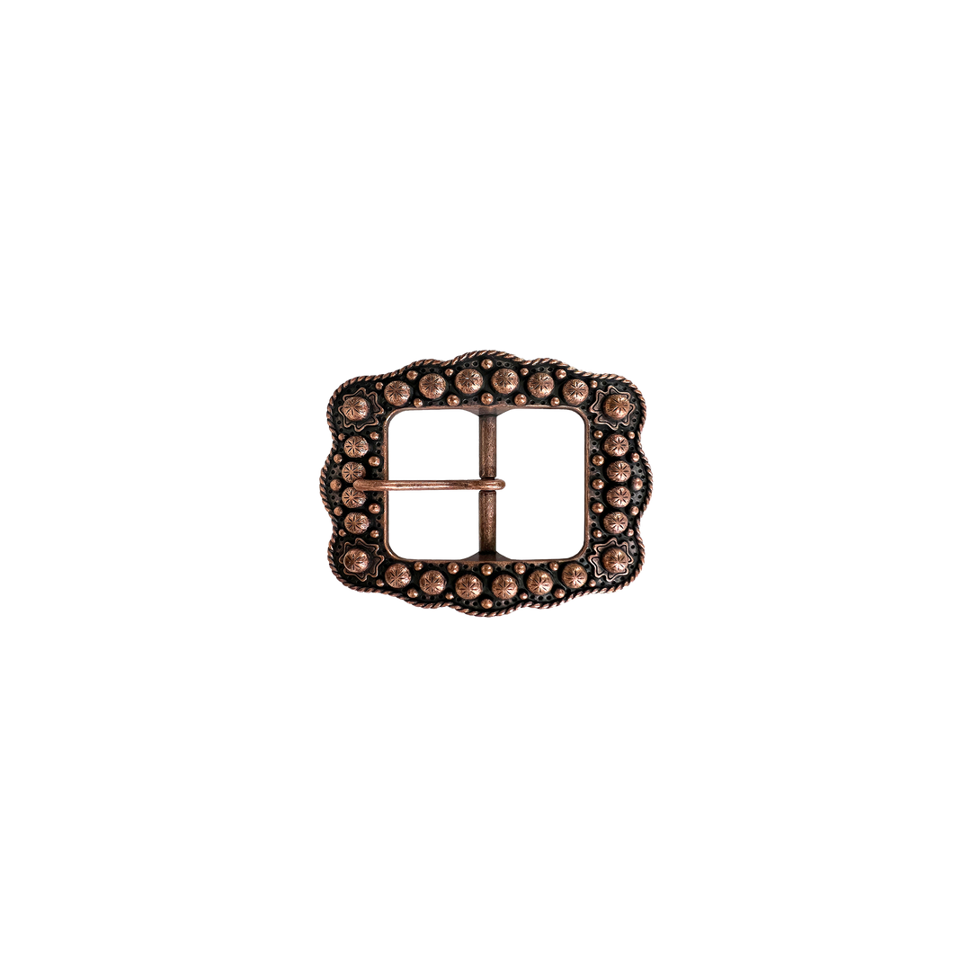 1 inch Vintage Floral Western Belt Buckle