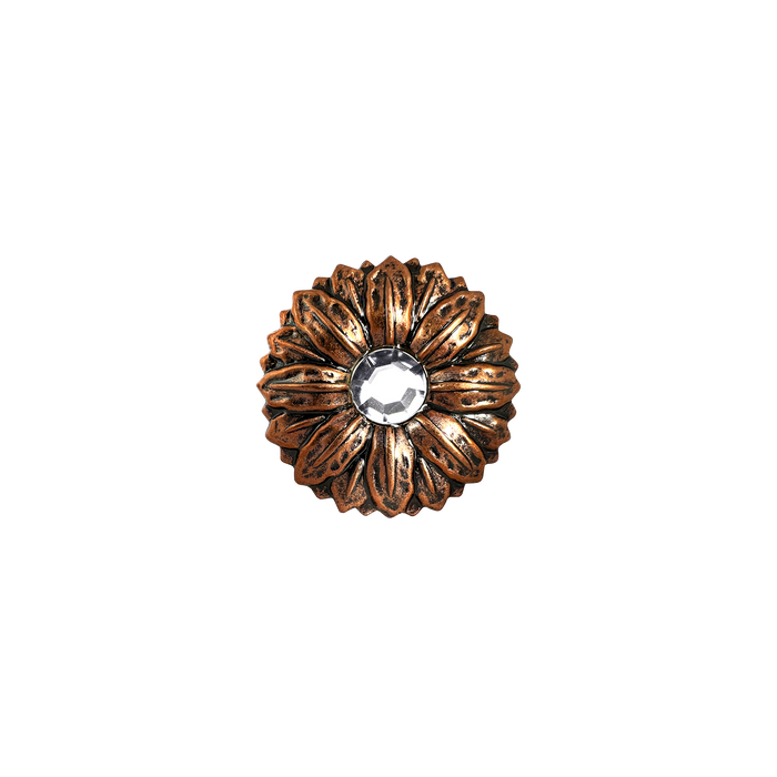 2 inch Sunflower Concho for custom leather belts