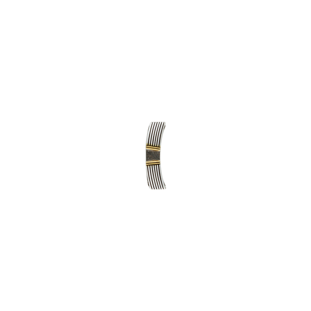 1-1/8 inch Two-Tone Metal Belt Buckle Set