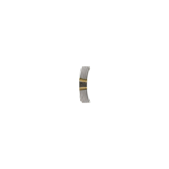 1-1/8 inch Two-Tone Metal Belt Buckle Set