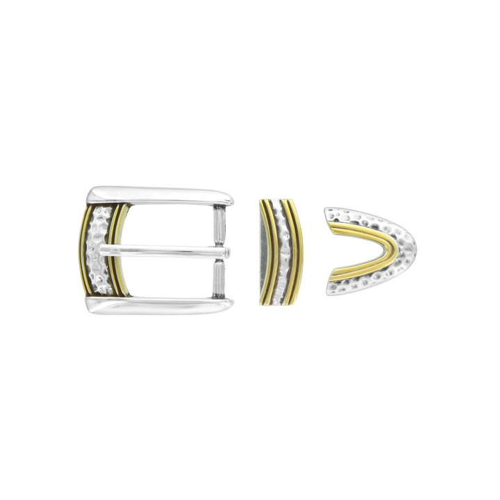 1-1/8 inch Nassau Pines Club Belt Buckle Set