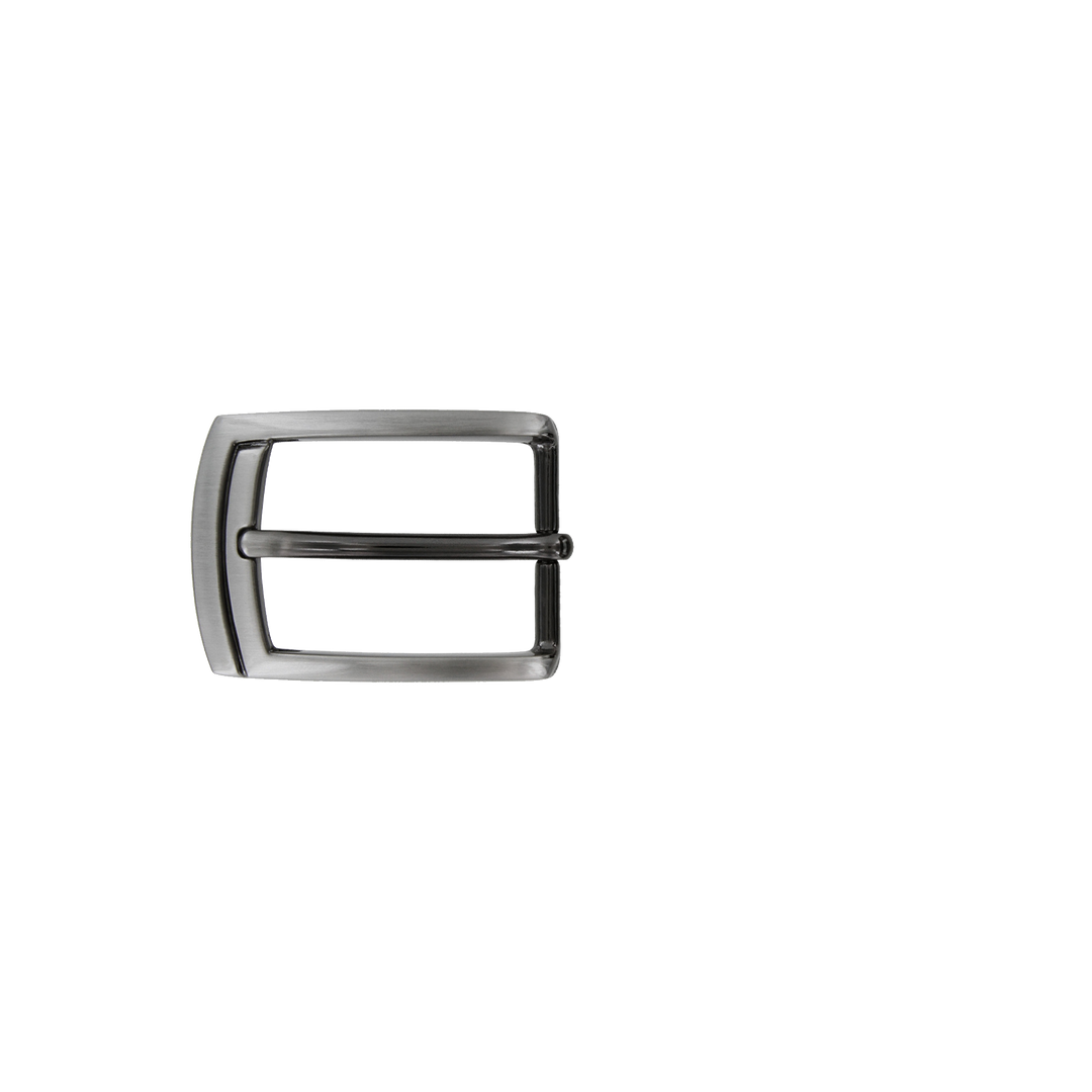 1-1/8 inch Gunmetal Belt Buckle Set