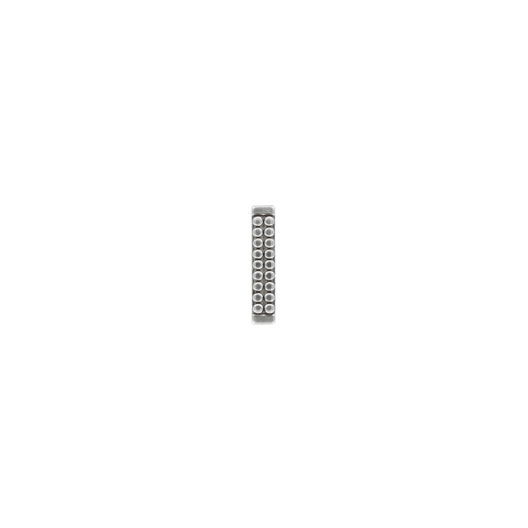 1-1/8 inch Studded Silver Belt Buckle Set