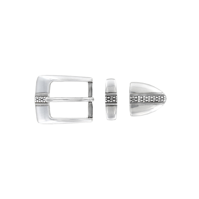1-1/8 inch Prescott Belt Buckle Set