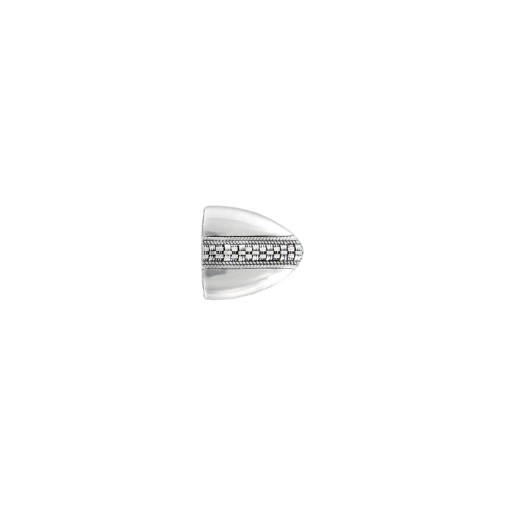 1-1/8 inch Antique Silver Textured Center Band Belt Buckle Set