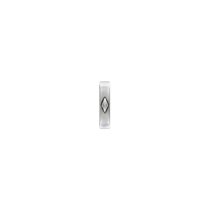 1-1/8 inch Silver Belt Loop