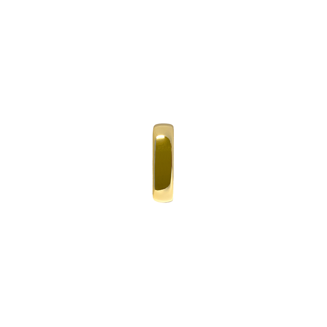 1-1/4 inch Rounded Edge Gold Belt Buckle Set