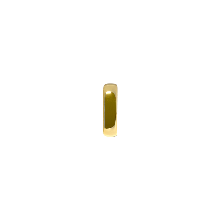 1-1/4 inch Rounded Edge Gold Belt Buckle Set