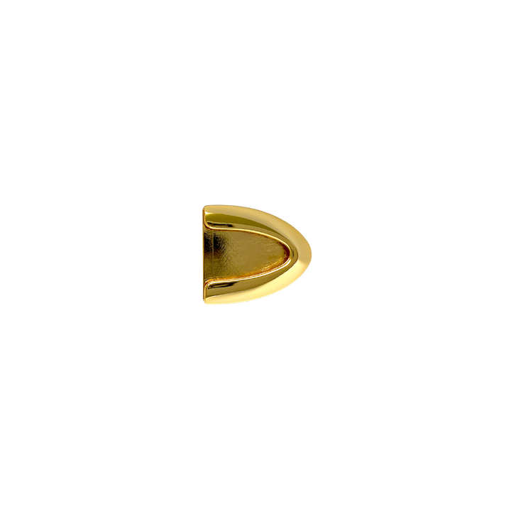 1-1/4 inch Rounded Edge Gold Belt Buckle Set