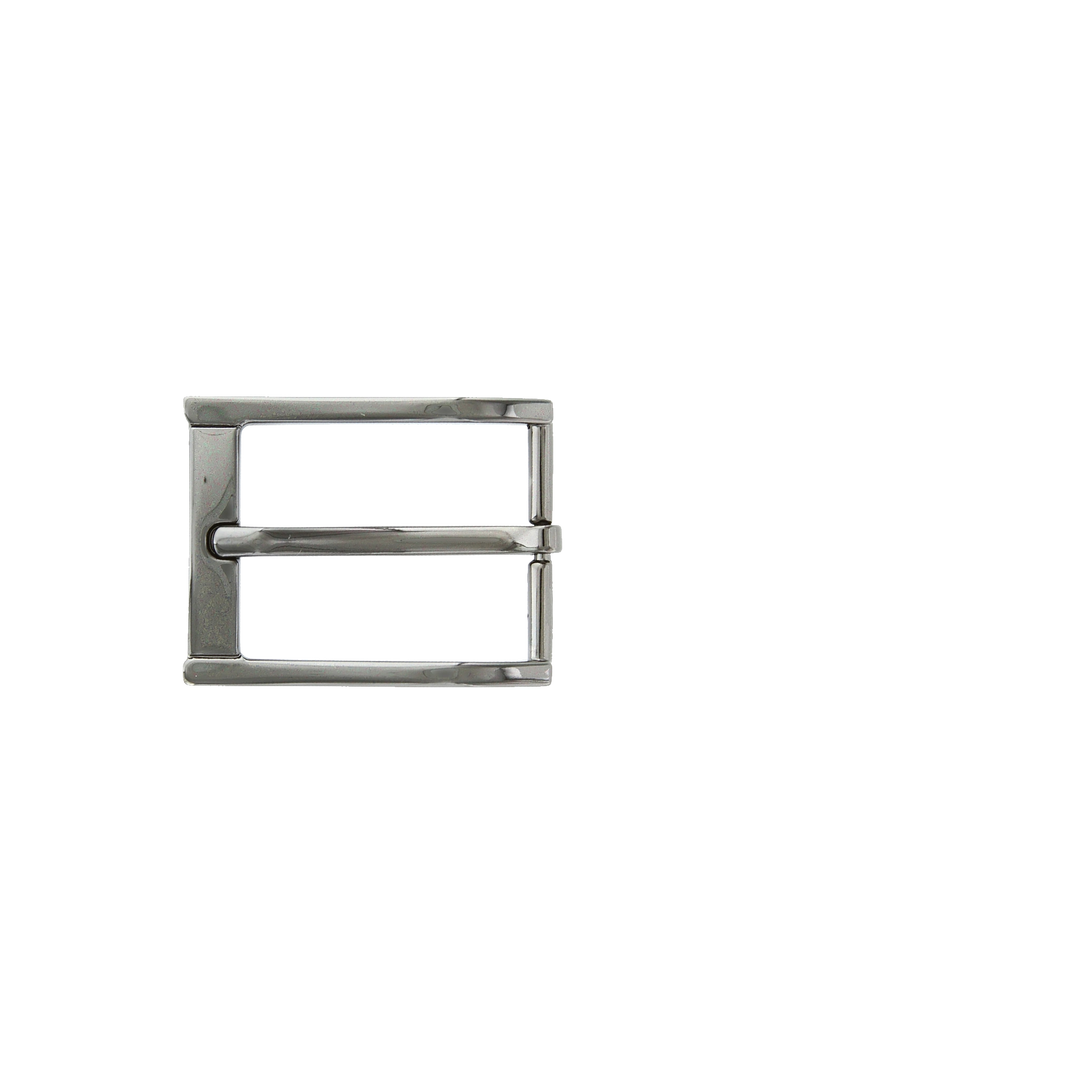 Chrome towel bar on a white background