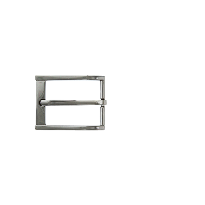 Chrome towel bar on a white background