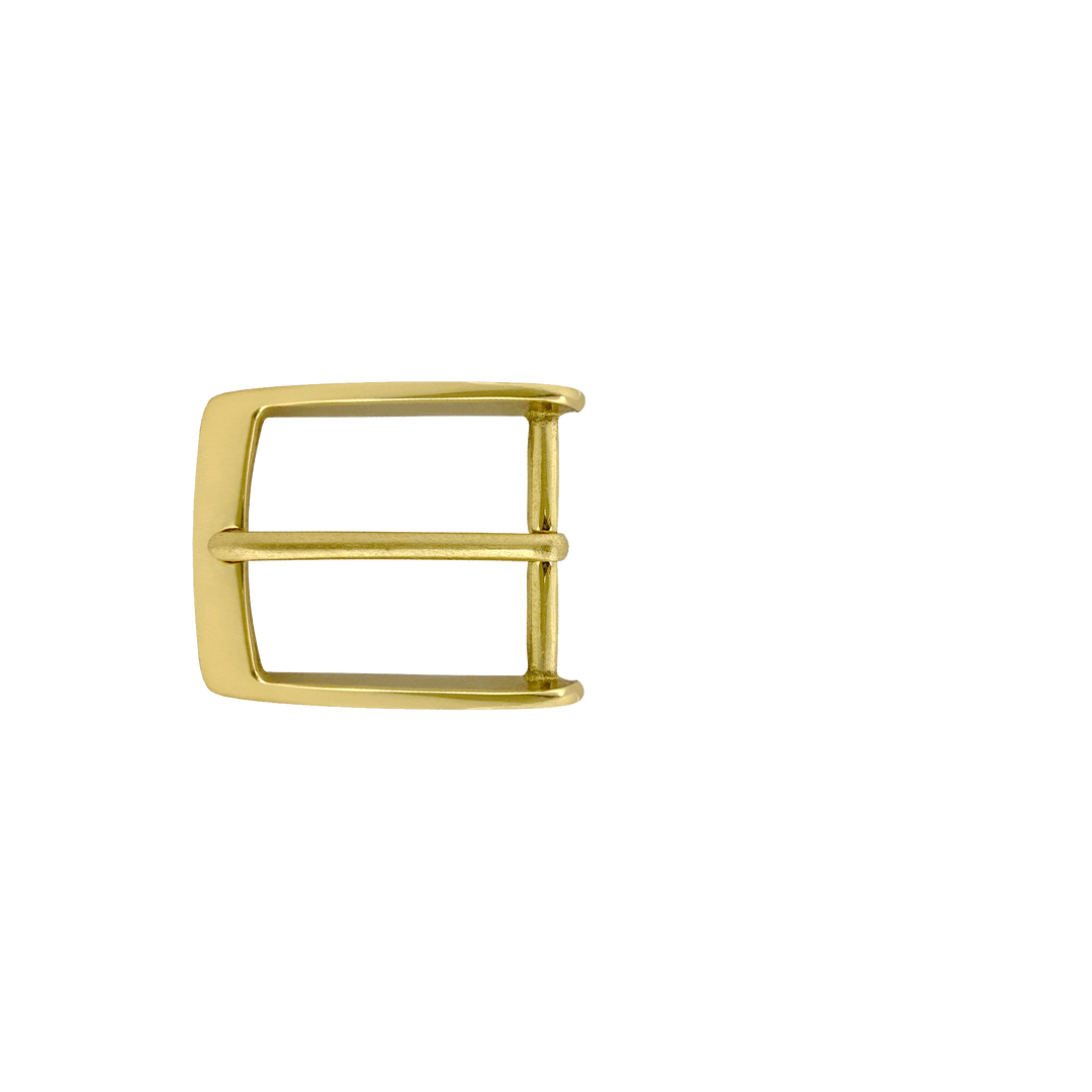 1-3/8 inch Solid Brass Classic Casual Dress Belt Buckle
