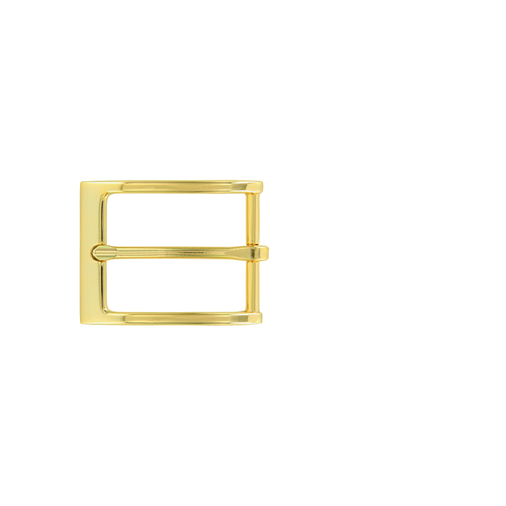 1-3/8 inch Polished Metal Belt Buckle