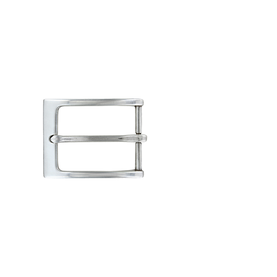 1-3/8 inch Polished Metal Belt Buckle