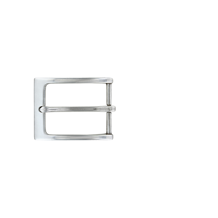 1-3/8 inch Polished Metal Belt Buckle