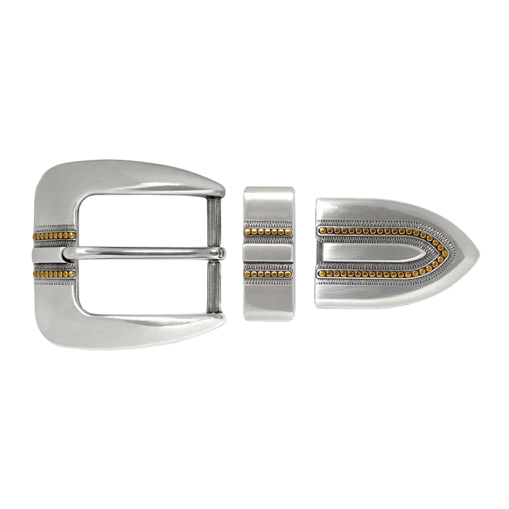 1-3/8 inch Decorative Western Belt Buckle Set