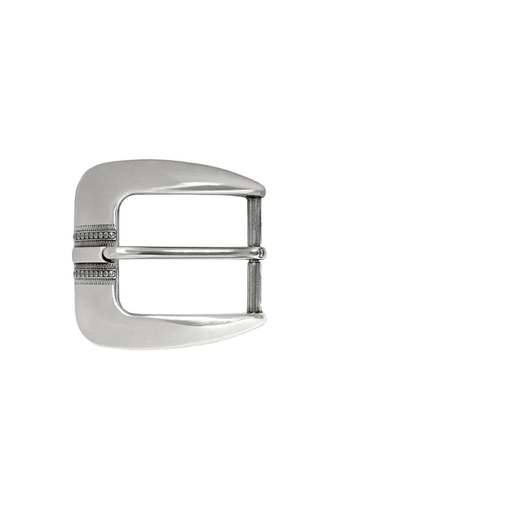 1-3/8 inch Silver Decorative Western Belt Buckle Set
