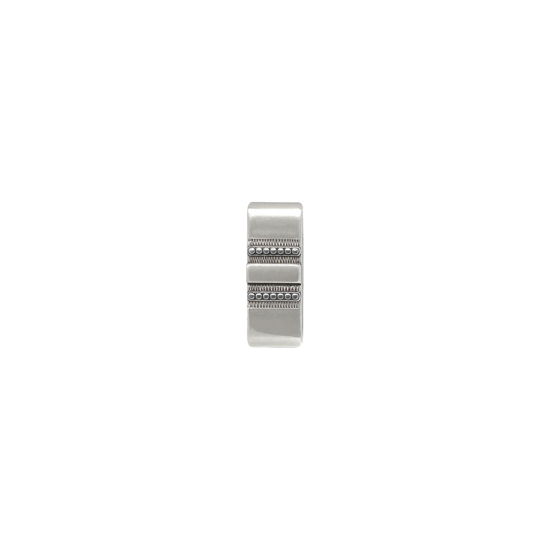 1-3/8 inch Silver Decorative Western Belt Buckle Set