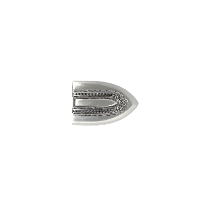 1-3/8 inch Silver Decorative Western Belt Buckle Set
