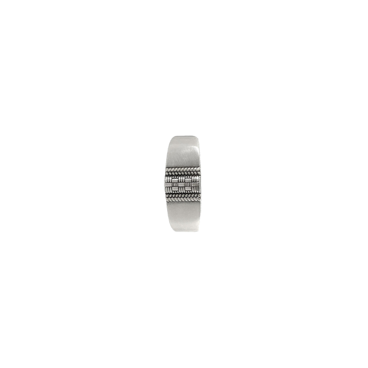 1-3/8 inch Silver Patterned Western Belt Buckle Set
