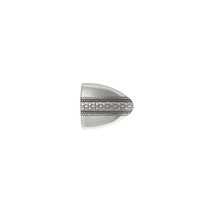 1-3/8 inch Silver Patterned Western Belt Buckle Set