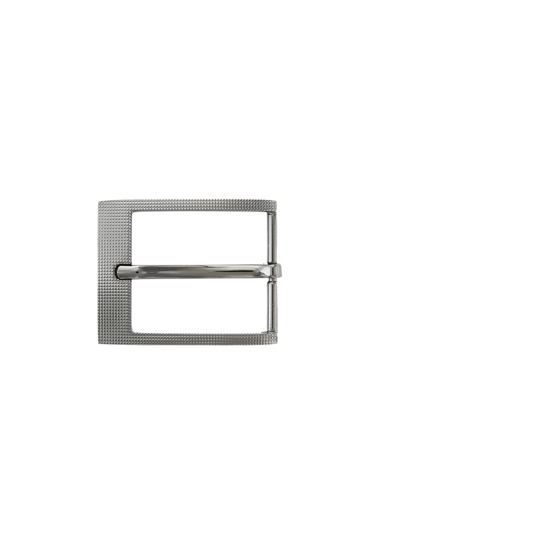 1-3/8 inch Textured Square Metal Belt Buckle
