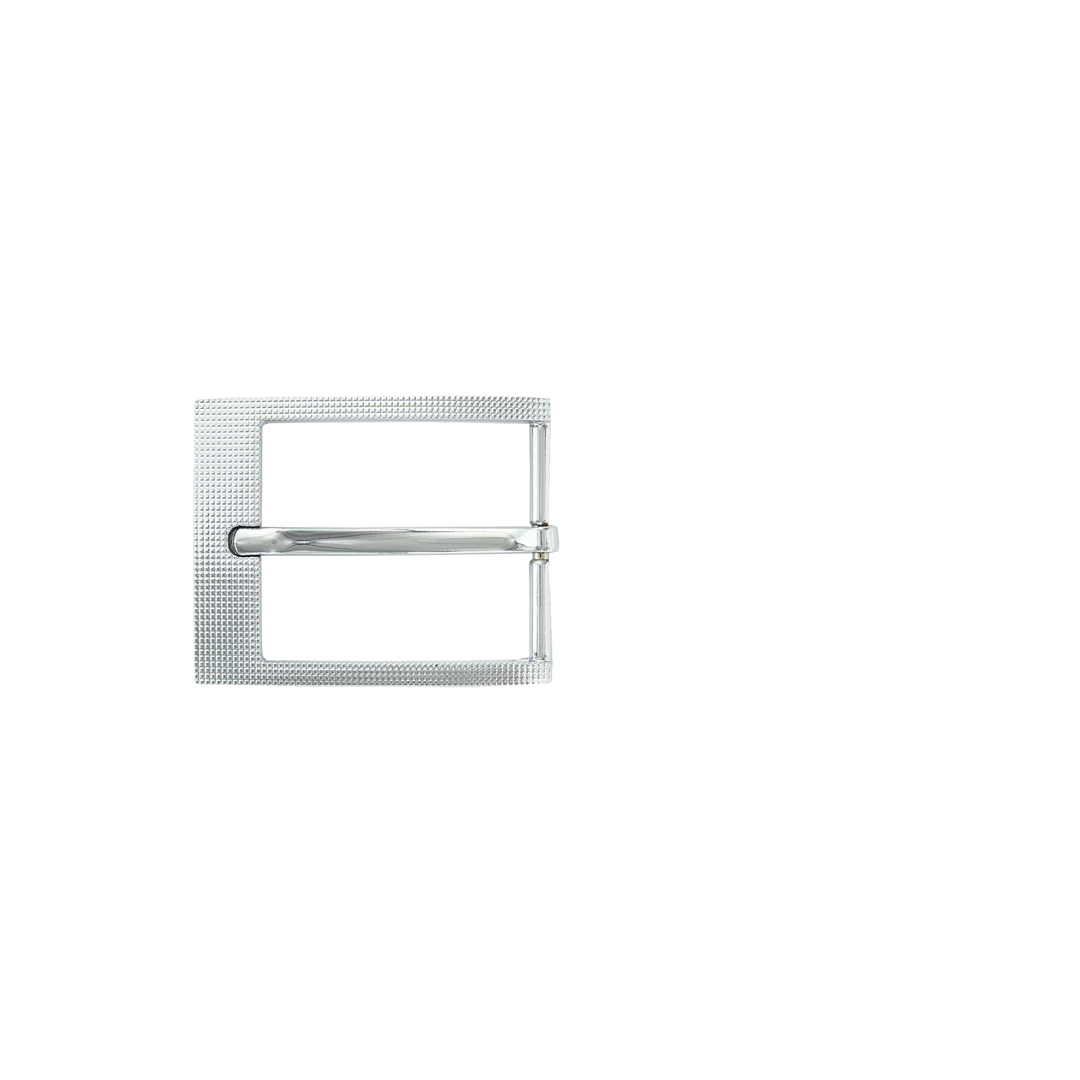 1-3/8 inch Textured Square Metal Belt Buckle