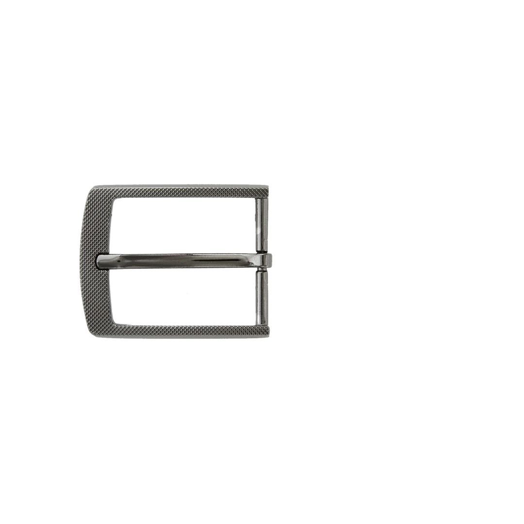 1-3/8 inch Curved Textured Metal Belt Buckle