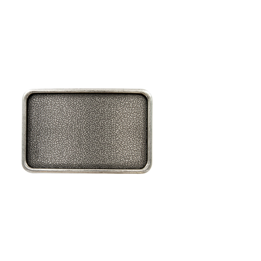 1-1/2 inch Rectangular Metal Belt Buckle – Antique Silver, Nickel, & Brass Finish