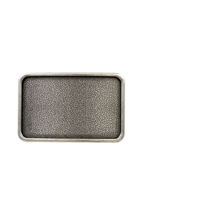 1-1/2 inch Rectangular Metal Belt Buckle – Antique Silver, Nickel, & Brass Finish