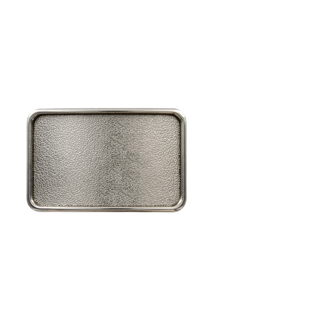 1-1/2 inch Rectangular Metal Belt Buckle – Antique Silver, Nickel, & Brass Finish