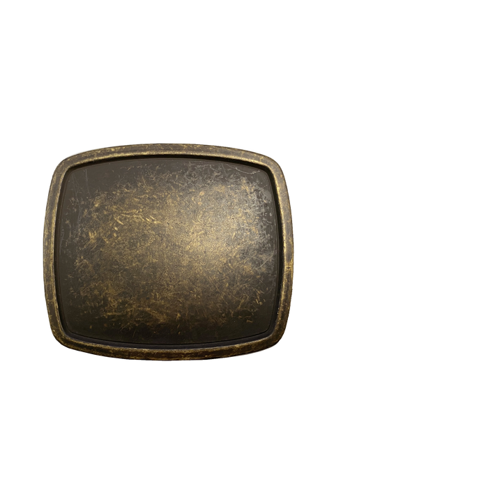1-1/2 inch Square Metal Belt Buckle – Brass, Nickel & Silver Finish