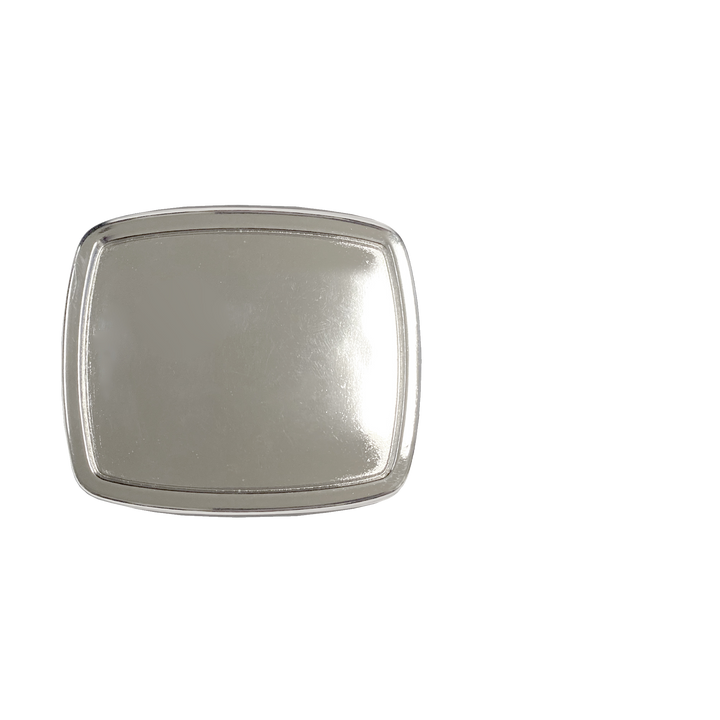 1-1/2 inch Square Metal Belt Buckle – Brass, Nickel & Silver Finish