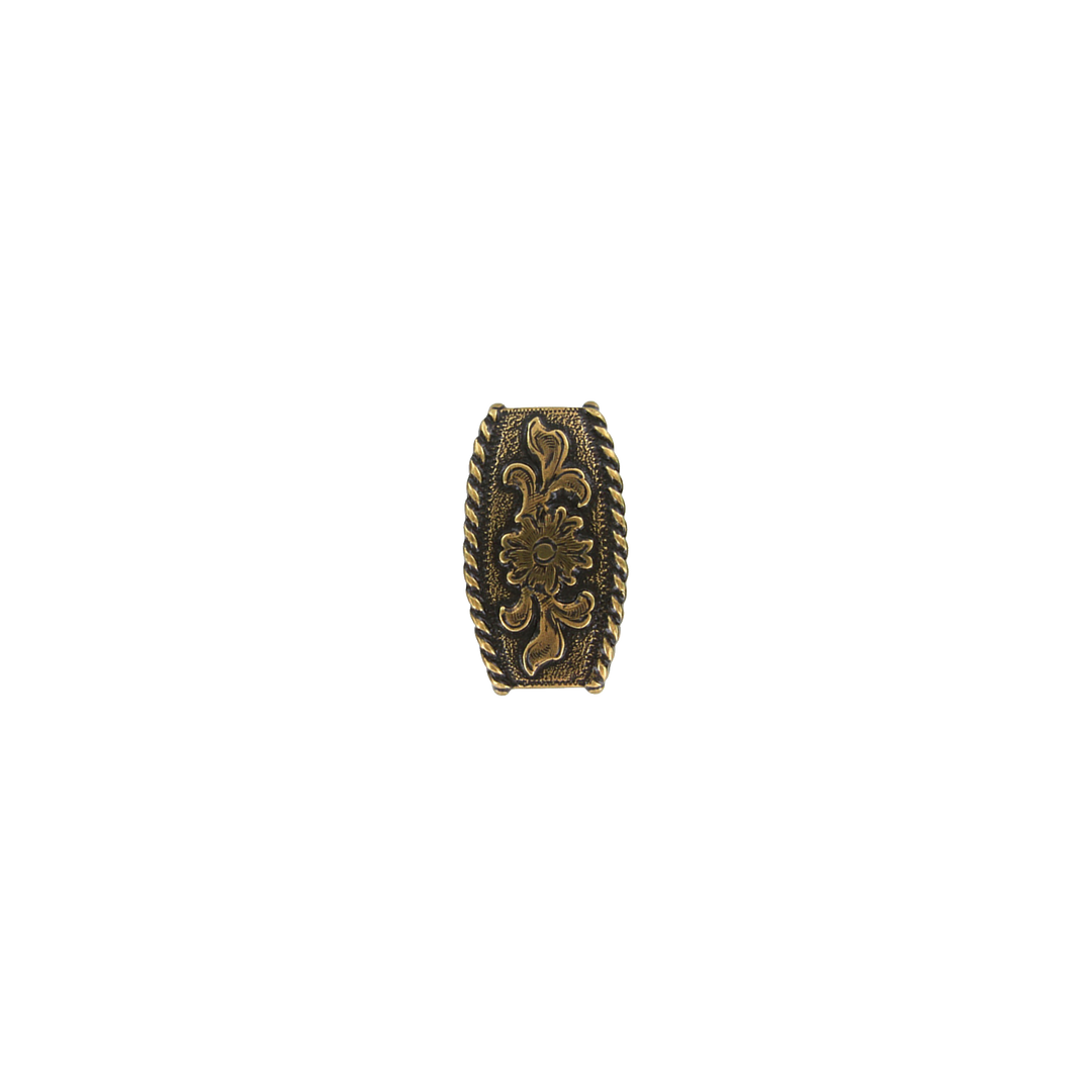 1-1/2 inch Antique Bronze Western Belt Buckle Set