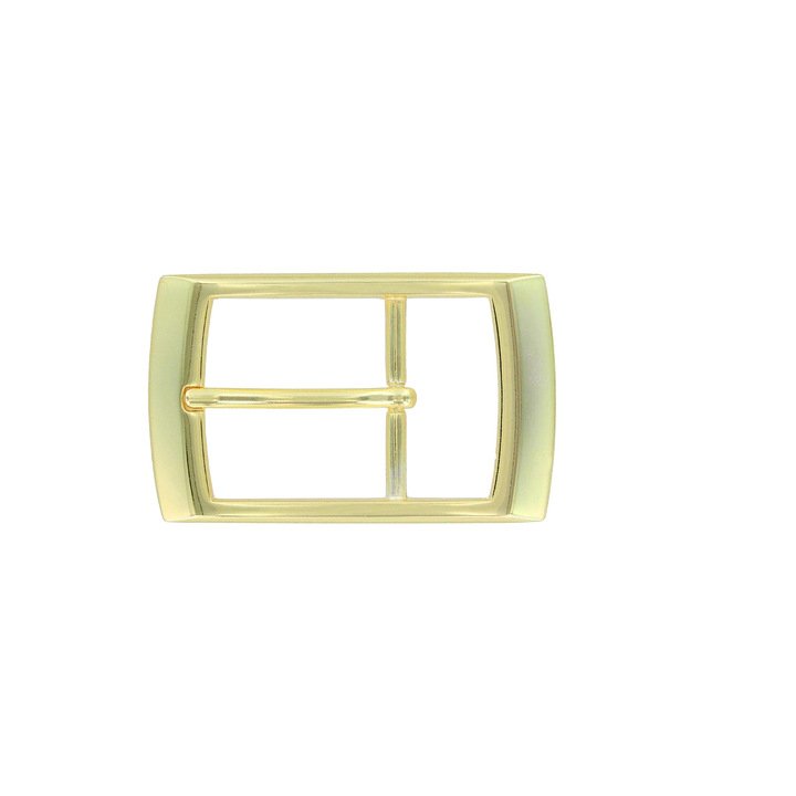 1-1/2 inch Gold & Silver Finish Rectangular Belt Buckle