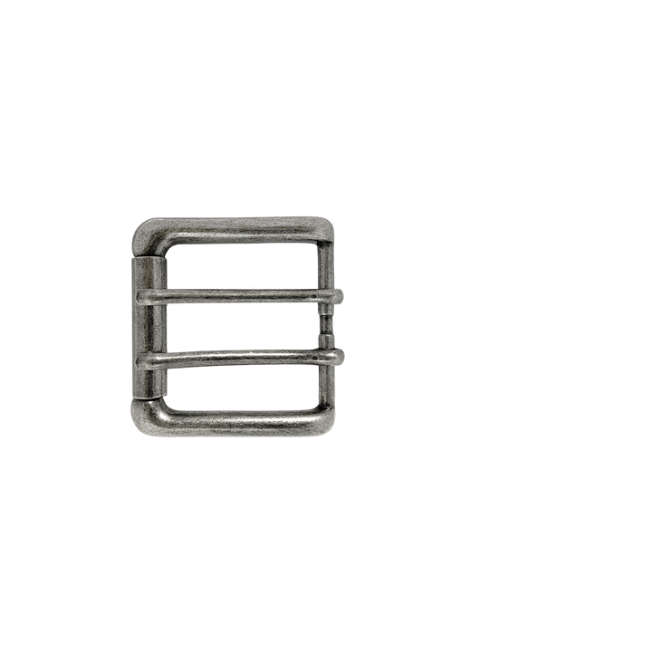 1-1/2 inch Antique Silver & Brass Finish Triple Bar Belt Buckle