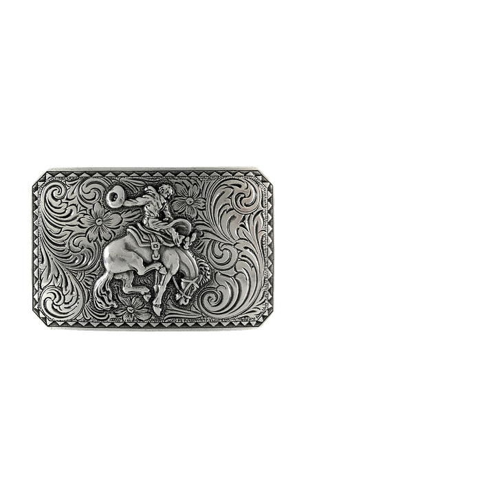 1-1/2 inch Vintage Cowboy Rodeo Belt Buckle