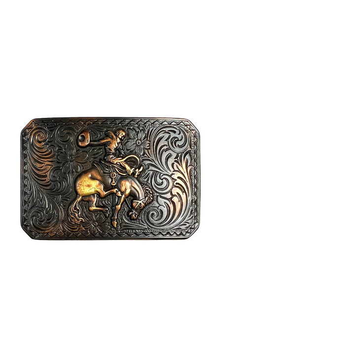 1-1/2 inch Vintage Cowboy Rodeo Belt Buckle