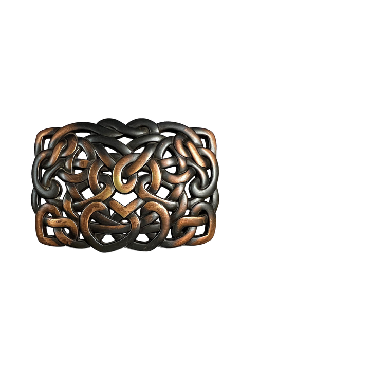 1-1/2 inch Celtic Heart Knot Belt Buckle