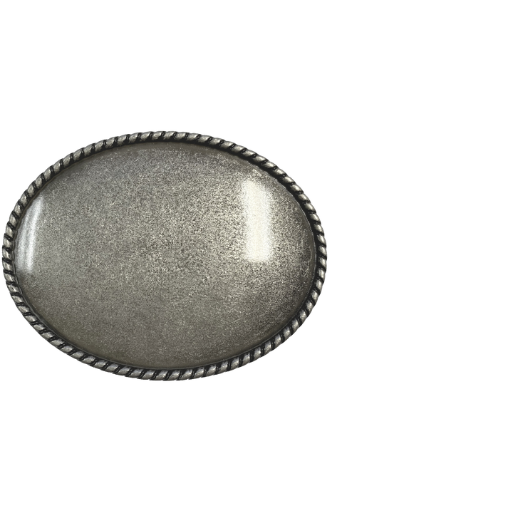 1-1/2 inch Plain Oval Rope Edge Belt Buckle