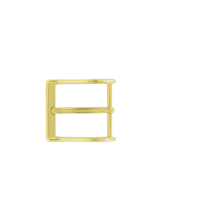 1-1/2 inch Polished Square Frame Dress Belt Buckle