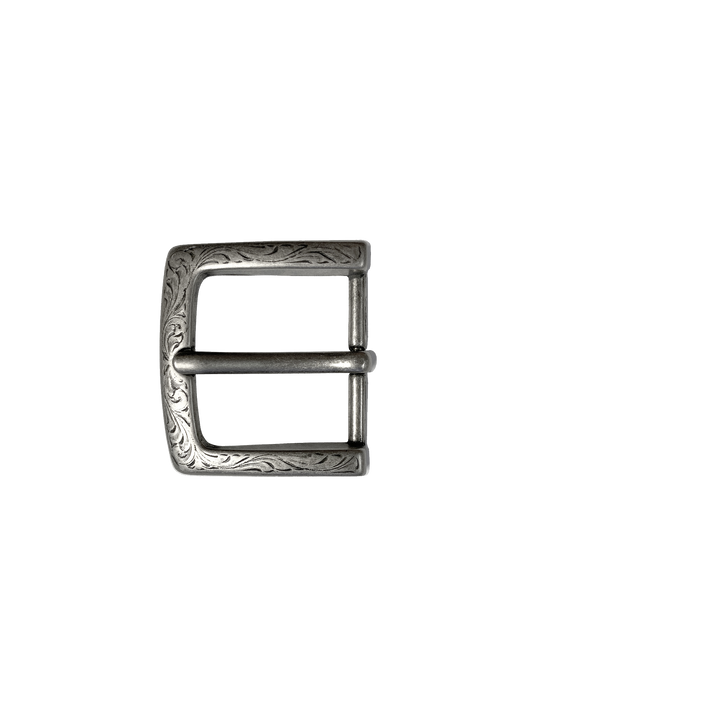 1-1/2 inch Engraved Vintage Belt Buckle