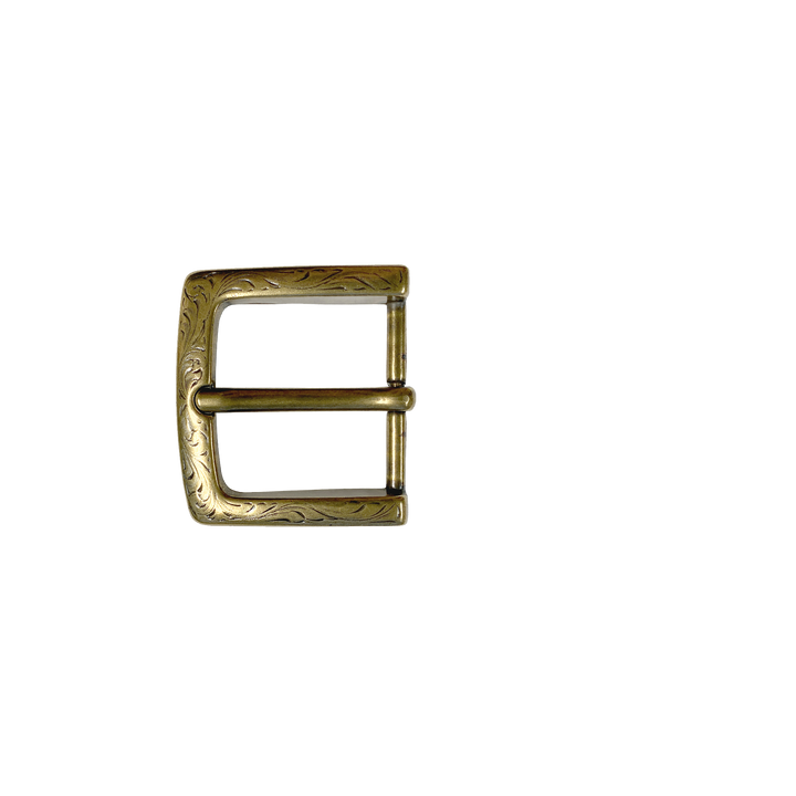 1-1/2 inch Engraved Vintage Belt Buckle