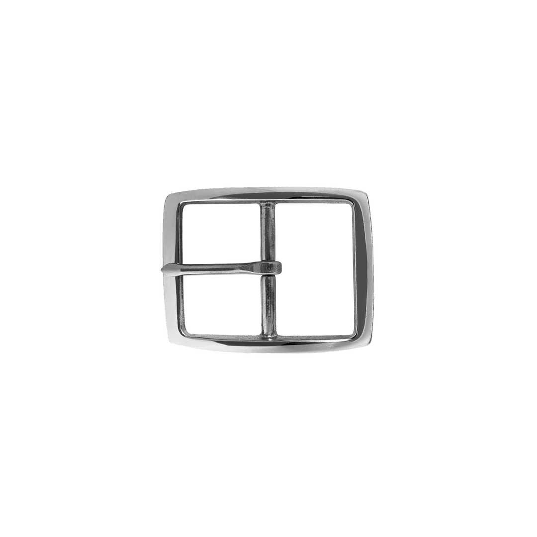 1-1/2 inch Polished Rectangular Belt Buckle