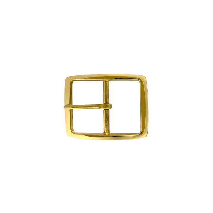 1-1/2 inch Polished Rectangular Belt Buckle