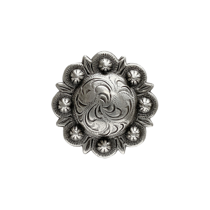 3 inch Calder Concho for custom leather belts