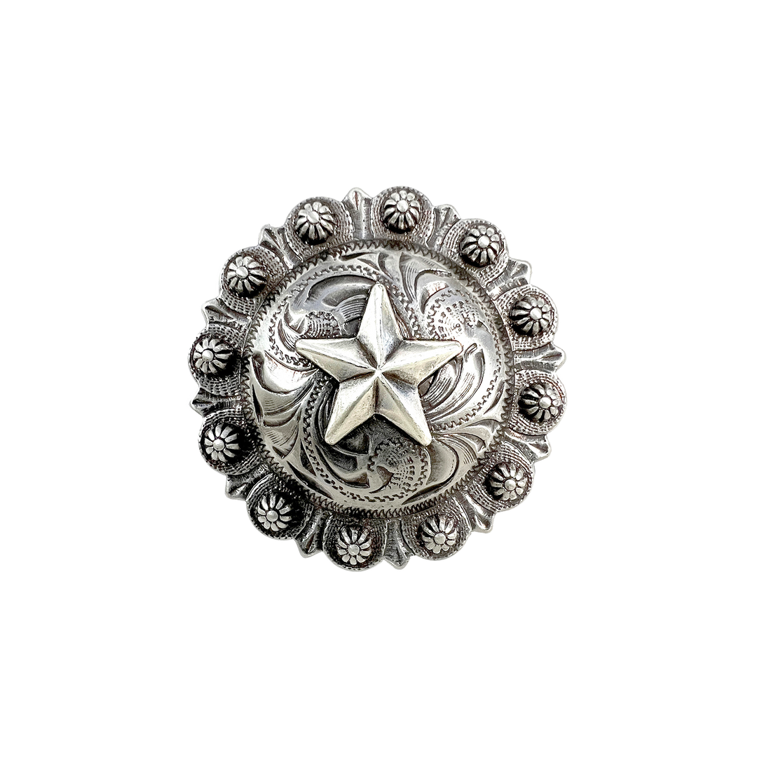 3 inch Berry Star Concho