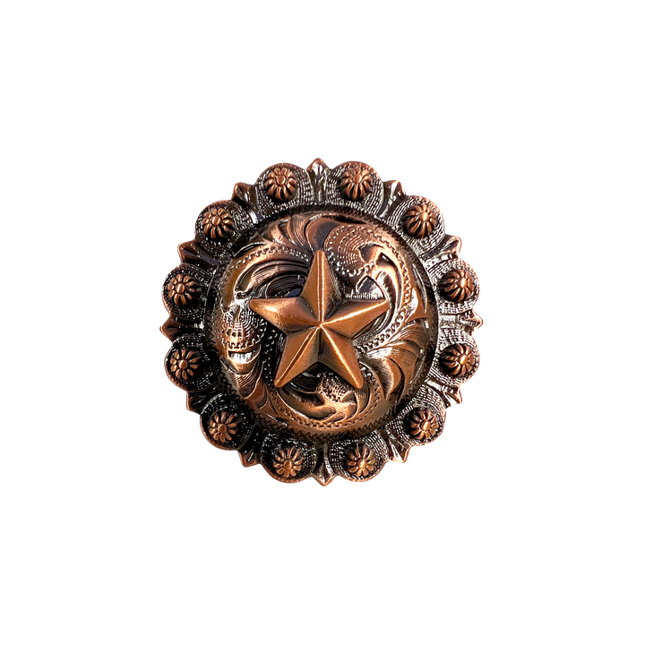 3 inch Berry Star Concho