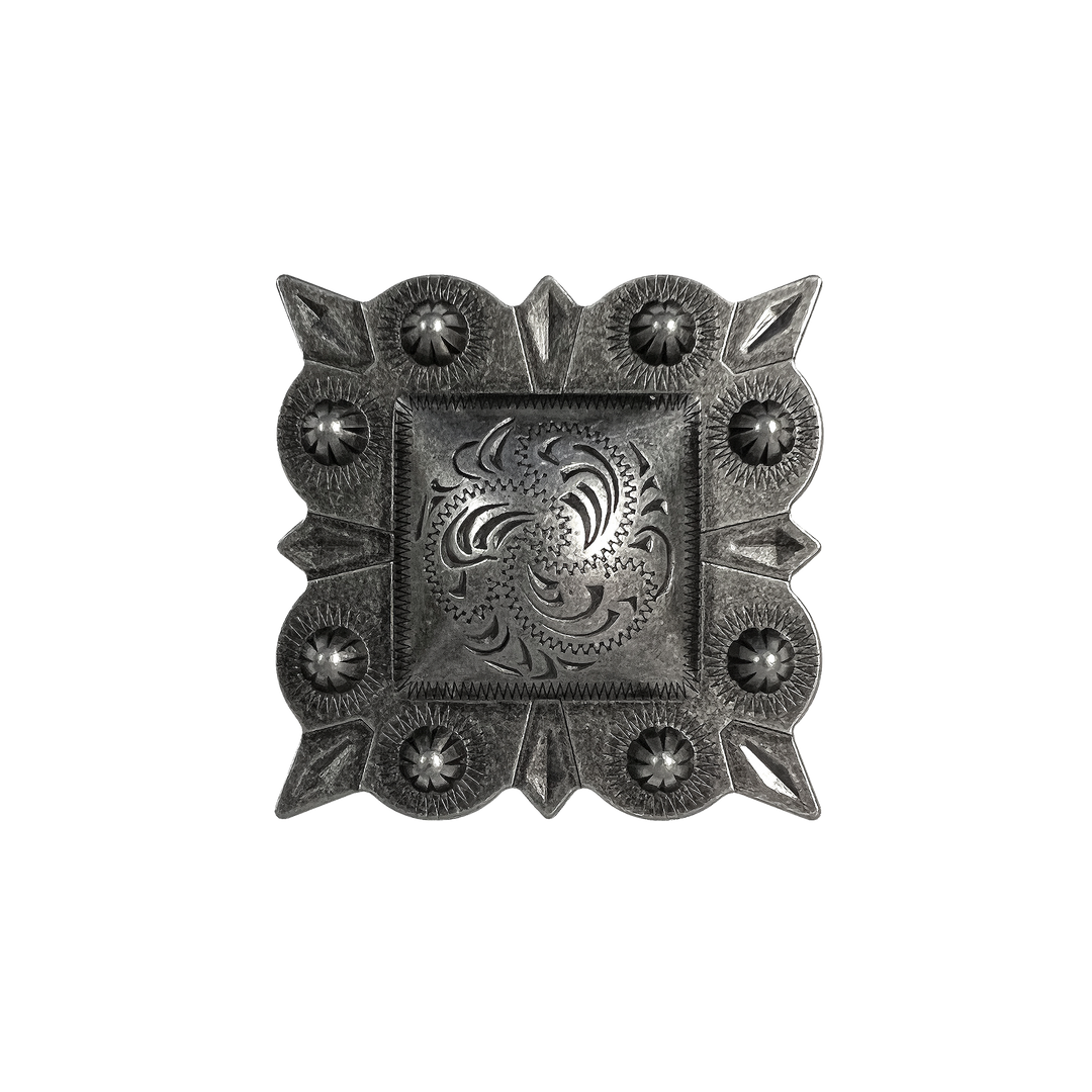 3 inch Berry Square Western Concho