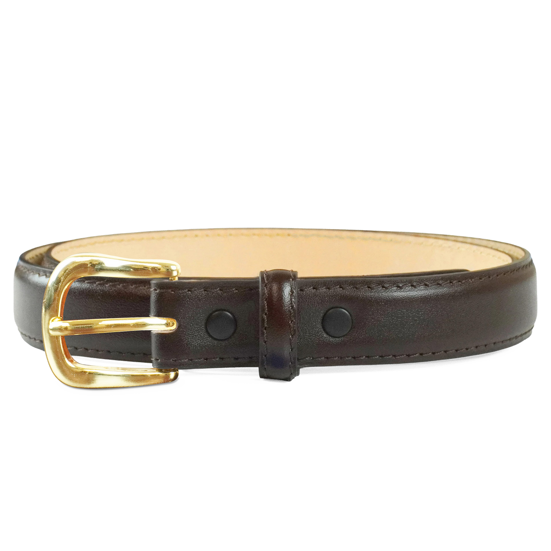 Comfort Core 1″ Smooth — Rounded Double-Bar — Brown